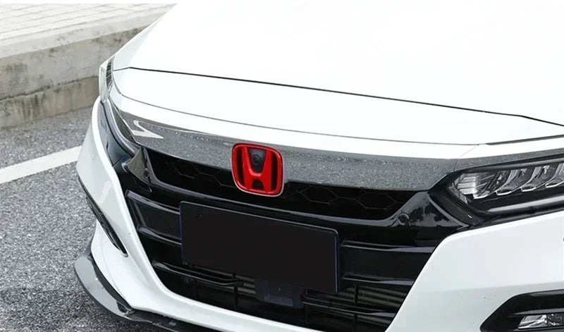 3Pcs Car Front Grille Rear Trunk Badge Steering Wheel Logo Sticker for Honda Accord Civic City XR-V CR-V Inspire Crider Envix