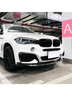 New Performance Gloss Black Front Bumper For BMW X6 F16 M Sport 2015 To 2019 ABS Splitter Lip Spoiler Diffuser By Body Kit