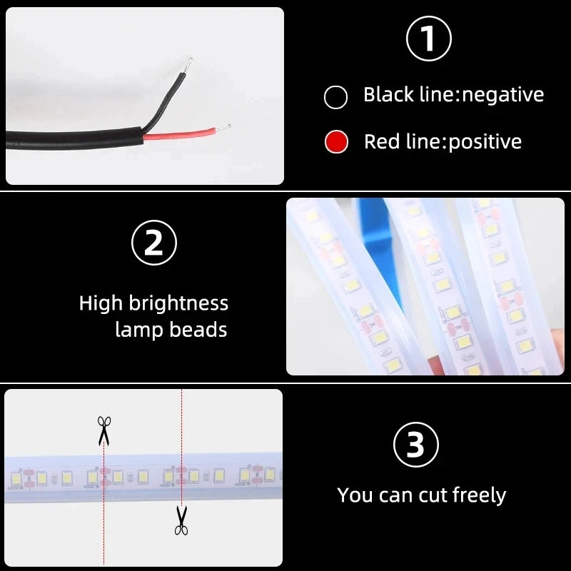 Luz LED de conducción diurna de 150cm, luces decorativas DRL para capó de coche, guía para capó de motor, lámpara ambiental decorativa de 12V