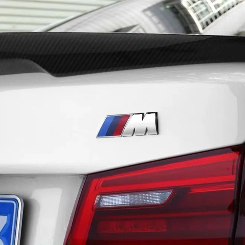3D ABS M Logo For BMW Sport F10 F30 G01 E83 F39 E84 F48 M1 M2 M3 M4 M5 M6 Car Emblem Stickers Body Trunk Badge Decal Accessories