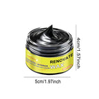 Black Universal Car Wax Paste: Dashboard Nano Crystal Coating, Interior Shine, Tire Protection and Oxidation Removal