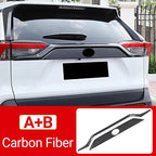 Car Rear Tail Trunk Door Upper Strip Trim Cover For Toyota RAV4 XA50 2019 2020 2021 2022 2023 2024 2025 RAV 4 Hybrid Accessories