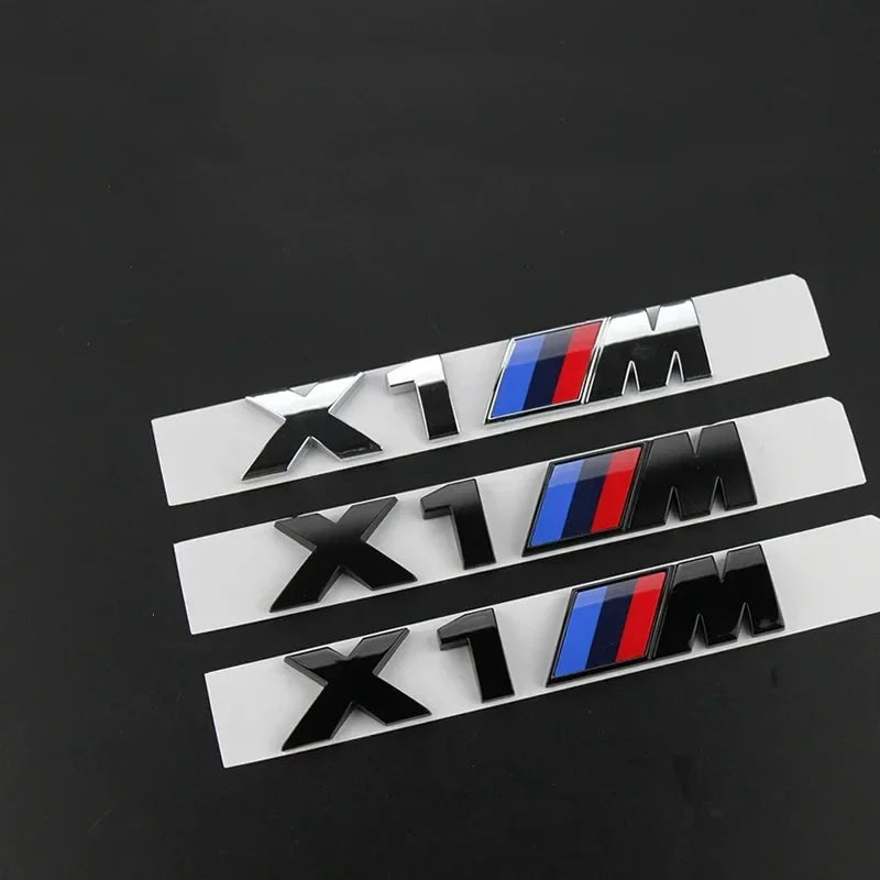 Car Valve Core BMW 3D Electroplating Emblem Stickers Trunk Decorative Stickers For BMW X5 E91 E70 F11 E30 F31 X3 F25 E61 E83 X1