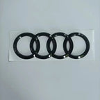 Car Front Hood Grill Emblem Rear Trunk Badge Sticker for Audi Q5 2014-2019 4 Ring Logo Q5 Sticker Quarrto Sline Side Decoration