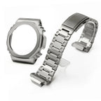 Modification Kit Titanium Case Strap for Ga-b2100 Ga 2100 Ga2110 Casioak Watchband Accessory Refit Bezel Frame No Etching Screws