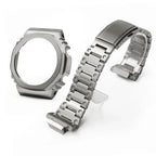 Modification Kit Titanium Case Strap for Ga-b2100 Ga 2100 Ga2110 Casioak Watchband Accessory Refit Bezel Frame No Etching Screws