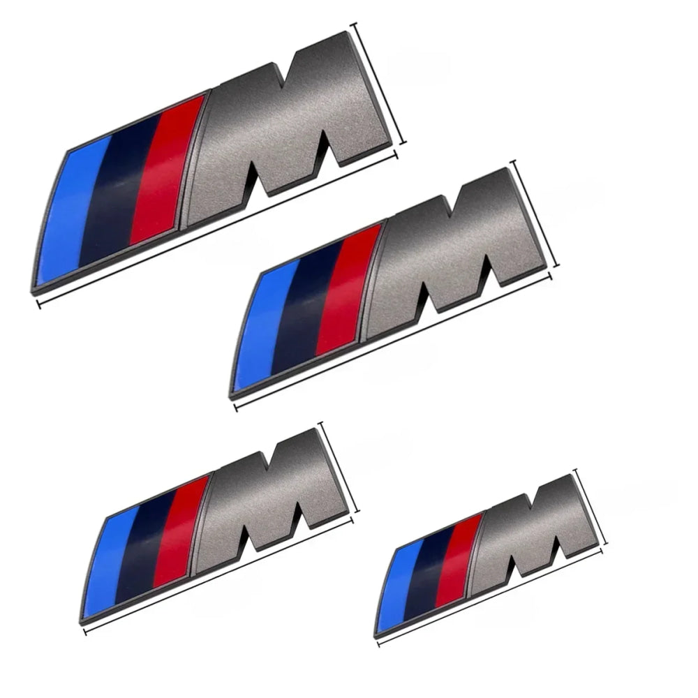 M LOGO Fender Emblem Badge Rear Trunk Badge For BMW E36 E39 E46 E60 E90 E90 F01 F10 F30 G01 G20 G21 G30 G11 F15 X5 X3 M Sports