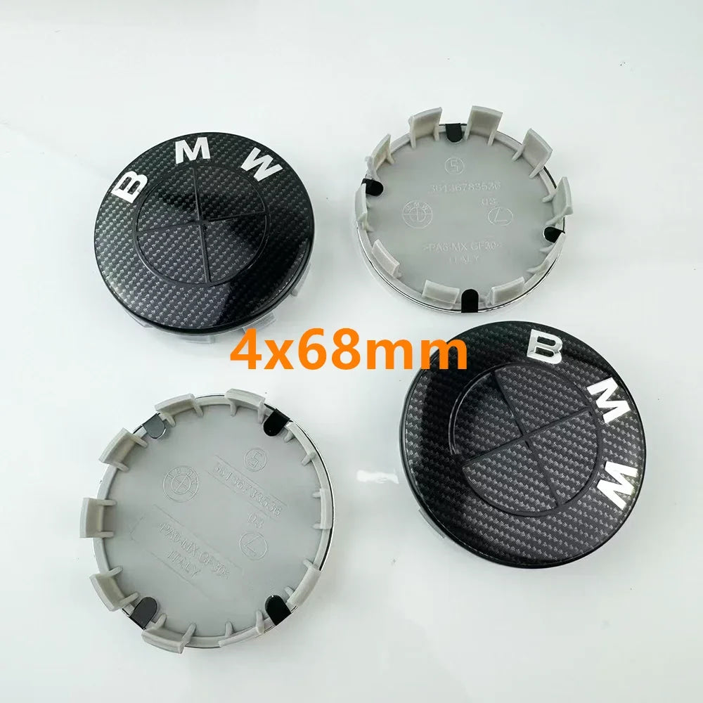 45/56/68/74/82MM Car Front Hood Emblem Wheel Center Caps For BMW G11 G12 G30 G31 G32 G08 G05 F46 F49 F39 F90 G20 X3 X5 M4 Auto