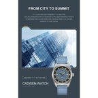 CADISEN TI-7 Autodyne 2026 NEW Titanium Automatic Mechanical Watch Man Canvas Wristwatch MIYOTA 8215 Luminous Waterproof Watches