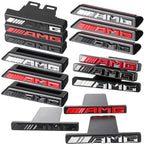 Car Front Grille Emblem Decoration Sticker Auto Styling Accessories For Mercedes Benz AMG W204 W205 B180 W221 W447 Smart CLG GLS