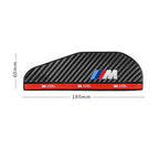 Car Side Rear View Mirror Rain Eyebrow Visor Rain Shield Shade Cover For BMW M Power Performance M3 M5 X1 X3 X5 X6 E46 E39 E36
