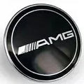 57mm ABS Car Flat Hood Emblem Sticker Front Badge Logo For Mercedes Benz AMG C180 E300 S200 W206 W205 A0008171801 Accessories