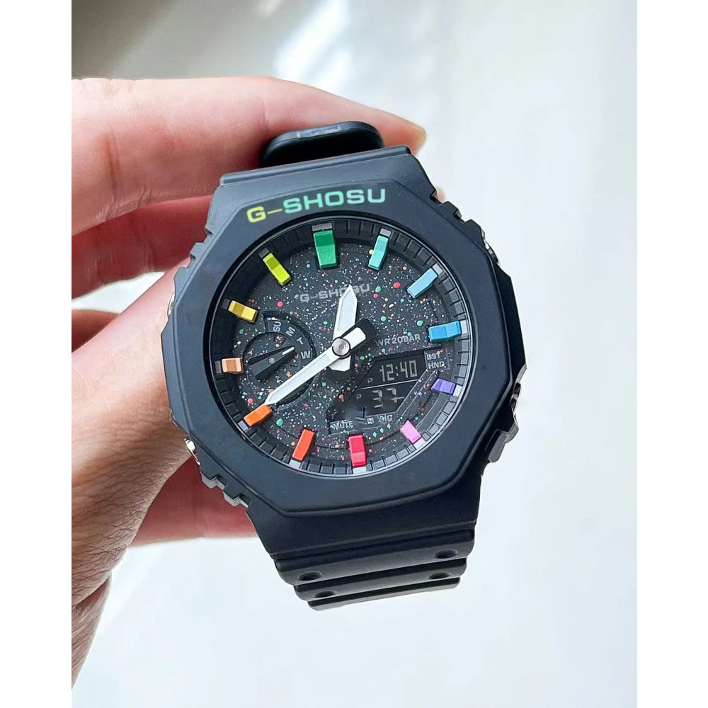 200  Detachable Strap Full-Featured Sports Digital Electronic Watch LED Dual Display