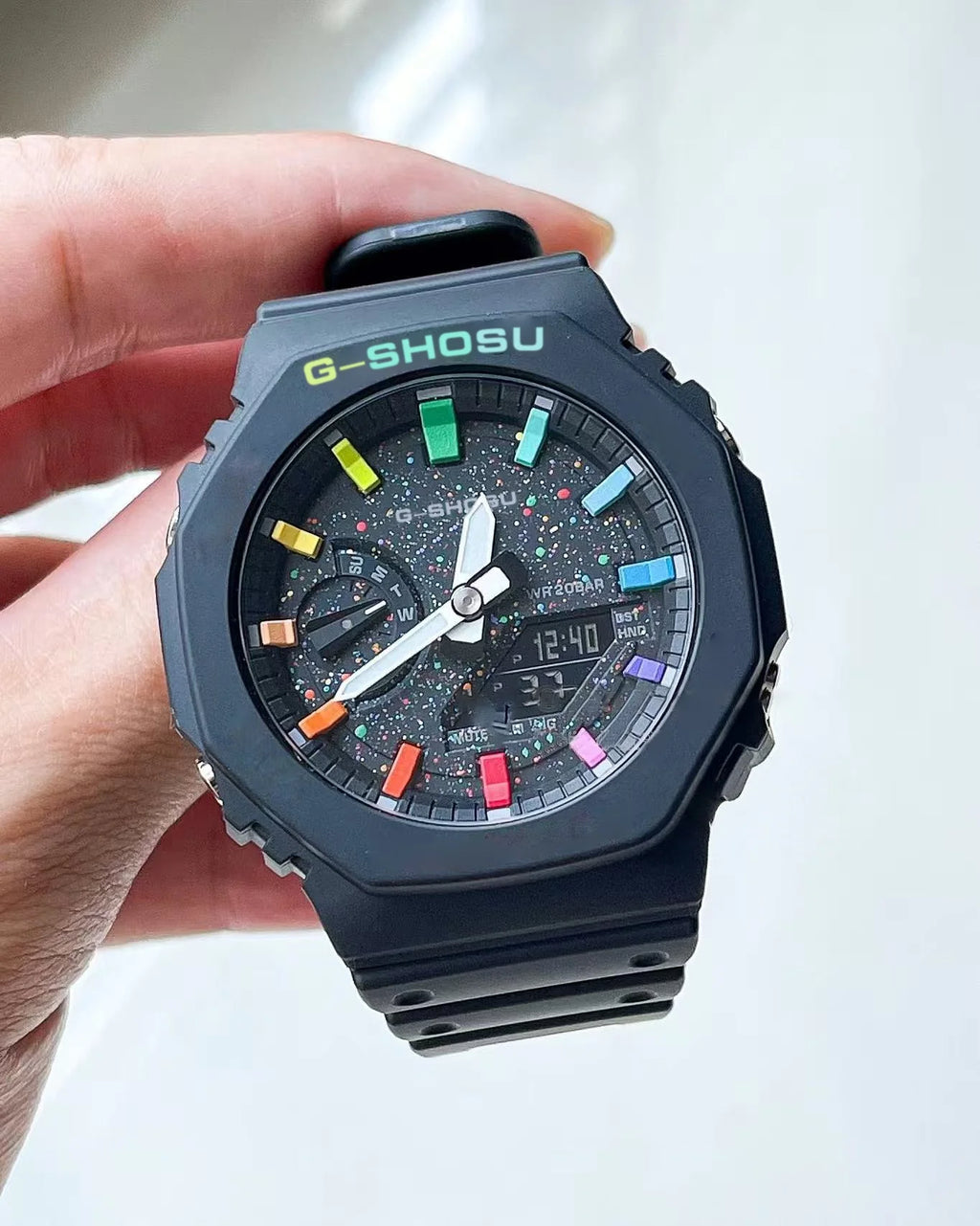 200  Detachable Strap Full-Featured Sports Digital Electronic Watch LED Dual Display