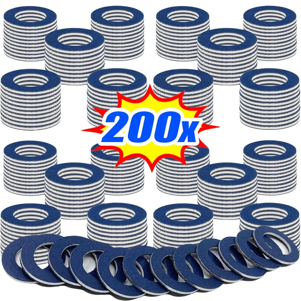 For Toyota Camry Corolla Lexus Oil Drain Plug Gasket 9043012031 Aluminum Oil Pan Bolt Washer Engine Sealing Replacement Parts