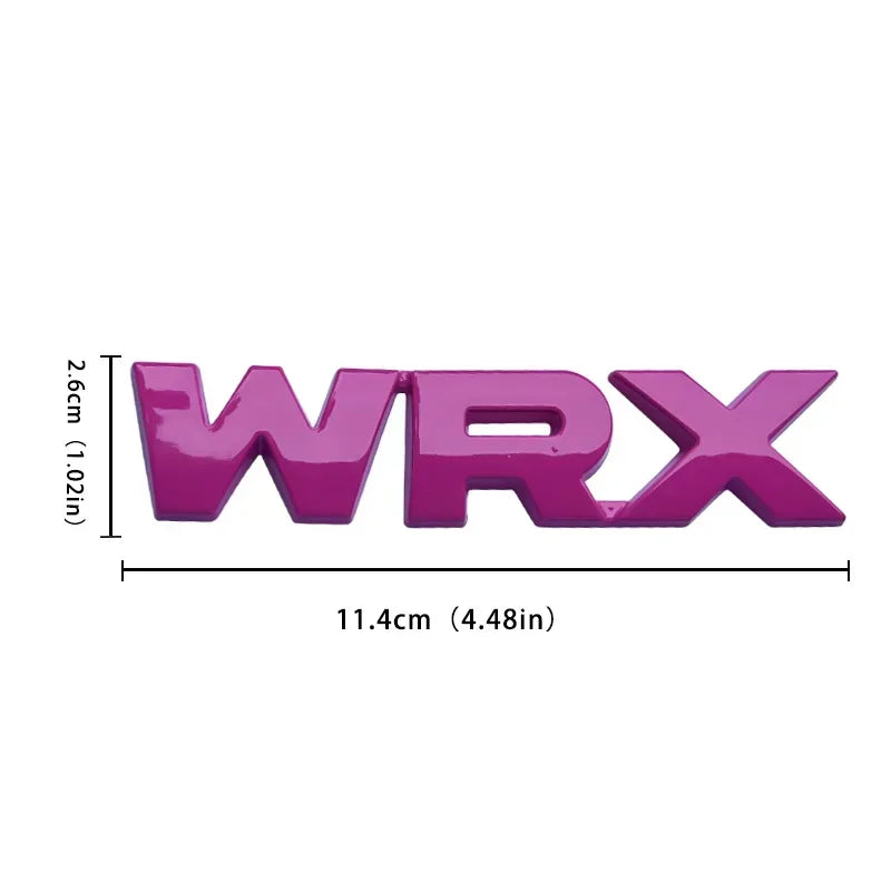 3D Metal Car Front Grille Emblem Auto Body Rear Trunk Badge Sticker for Subaru WRX XV STI Outback Legacy Forester Impreza