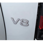 For Toyota Land Cruiser 200 Prado 120 150 Car Logo Displacement V8/TX/TXL/5.7/V6/Black Letter Sticker Car Decoration Accessories