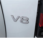 For Toyota Land Cruiser 200 Prado 120 150 Car Logo Displacement V8/TX/TXL/5.7/V6/Black Letter Sticker Car Decoration Accessories