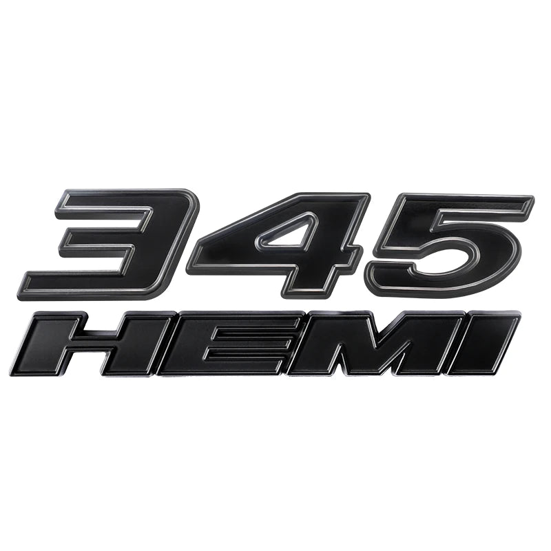 3D Metal Car Stickers 392 345 HEMI Emblem For Journey Charger Ram 1500 Caliber Nitro Caravan Avenger Dart Challenger Dodge