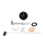 2'' 52mm Fuel Level Gauge, Pointer 12V Car Fuel Tank Meter with LED Backlight Rim Automotive Gauges