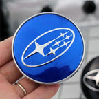 For Subaru ASCENT BRZ FORESTER IMPREZA XV WRC WRX LEGACY OUTBACK STI 4pcs 60mm Car Wheel Center Covers Tire Hub Caps Decoration