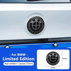 1/4/7pcs 81 72 46 56 68mm Car Front Rear Logo Wheel Hub Center Cover Steering Wheel Center Stickers For BMW X1 X3 X5 X6 E46 E90