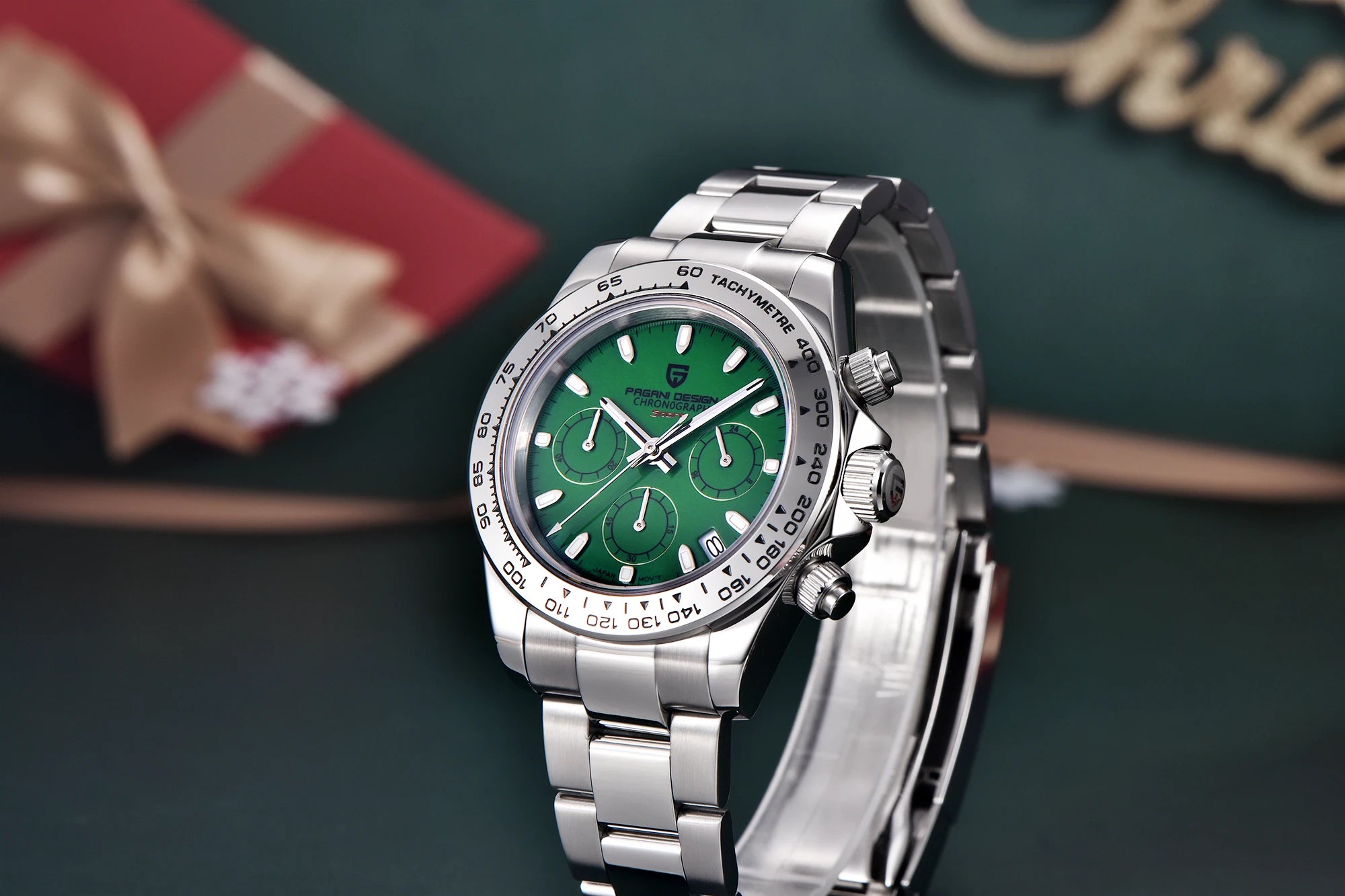 2026 Pagani Design PD1727 Night Light Men's Watch Sapphire Glass Stainless Steel Waterproof Relief  relogio masculino watches