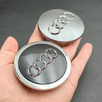 4Pcs Cap Hub Covers Badge Car Styling Wheel Center for Audi A1 A3 A4 A5 A6 A7 A8 Q1 Q2  Q3 Q5 Q7 S1 S3 S4 S6 Accessories
