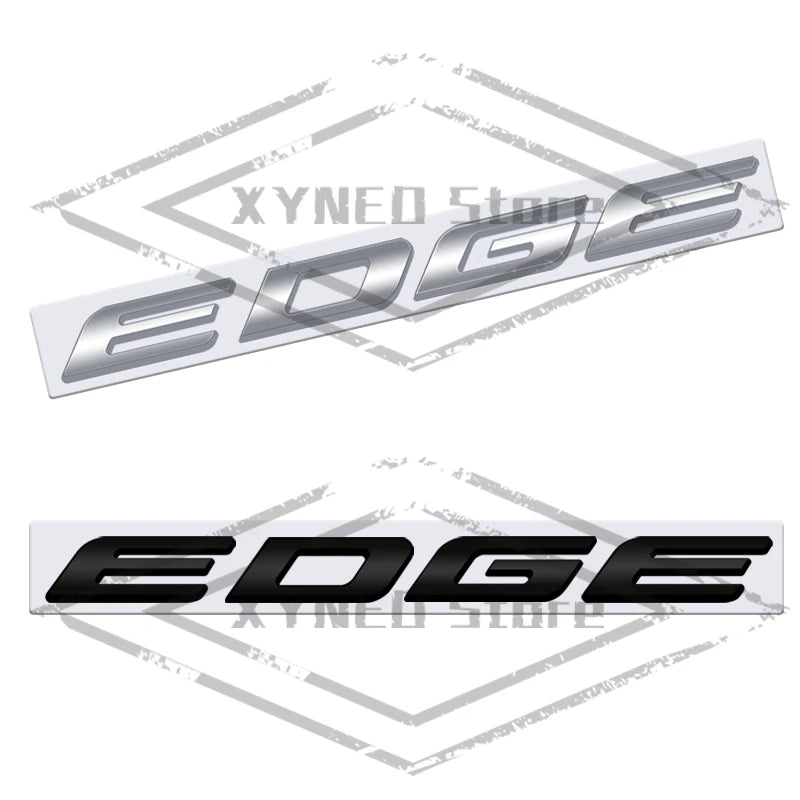 Car Sticker Metal For Ford Edge Logo ST Line Emblem Badge Trunk Decal Auto Accessories