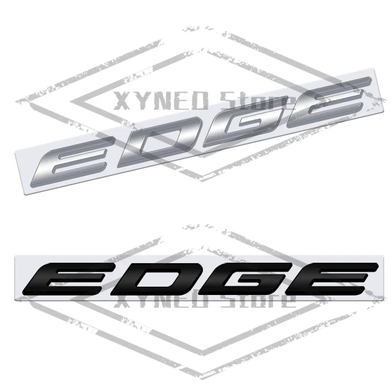 Car Sticker Metal For Ford Edge Logo ST Line Emblem Badge Trunk Decal Auto Accessories
