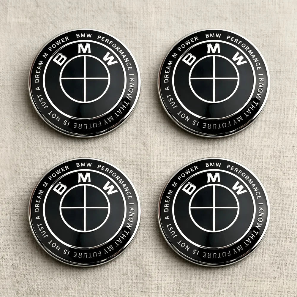 BMW 4pcs 56/68MM Wheel Center Caps For G11 G12 G30 G31 G32 G38 G01 G08 G02 G05 F45 F46 F52 F48 F49 F39 F90 Auto Accessories