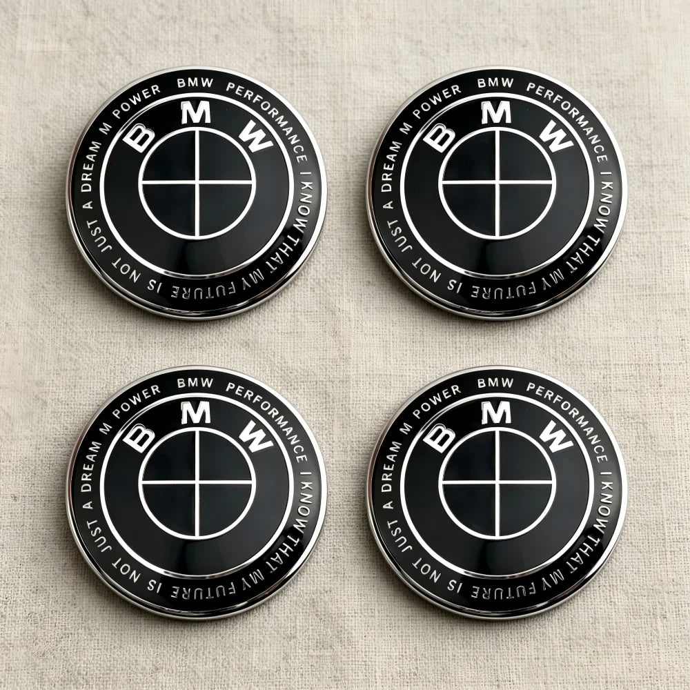 BMW 4pcs 56/68MM Wheel Center Caps For G11 G12 G30 G31 G32 G38 G01 G08 G02 G05 F45 F46 F52 F48 F49 F39 F90 Auto Accessories