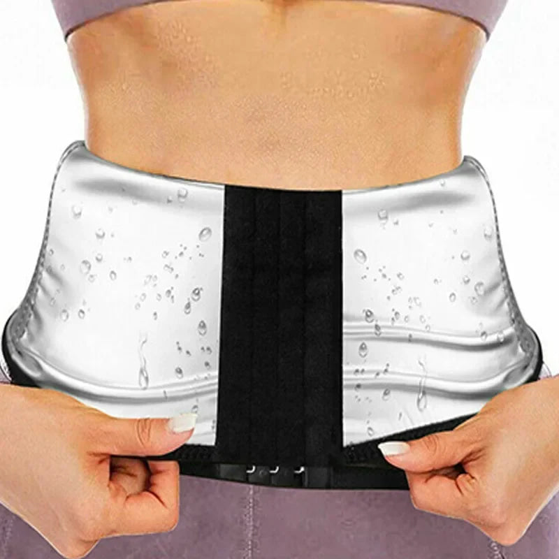 Vensslim Men Body Shaper Waist Trainer Slimming Belt Compression Corset Workout Sauna Sweat Bands Fitness Fat Burner Trimmer