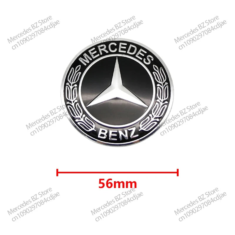 4pcs 56mm 75mm Car Wheel Center Hub Caps Cover Auto Accessories Mercedes Benz Amg C180 C200 C260 W108 W124 W126 W140 W168 W176