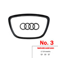Car Styling Steering Wheel Center Logo Covers Trim Accessorie Fit  AUDI A6L Q7 Q3 Q5 A7 A5 A3 A4L A8L A8 Q5L Q8 A7 Q6 E-TRON SQ5