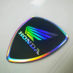 For Honda Stickers Motorcycle Stickers 3D Gel Emblem Logo Electric Car Stickers Accessories Reflective Colorful Laser Sticker