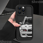 Fashions Car Pattern Silicone Phone Case For iPhone 17 16 Pro Max 15 14 11 12 13 7 8 16 Plus XS X XR Matte Shockproof Soft Cover