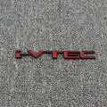 Car Emblem Decals VTEC IVTEC Metal Badge Sticker Accessories For Civic cb400 i-VTEC vfr800 cb750 Accord Odyssey CRV Pilot FIT