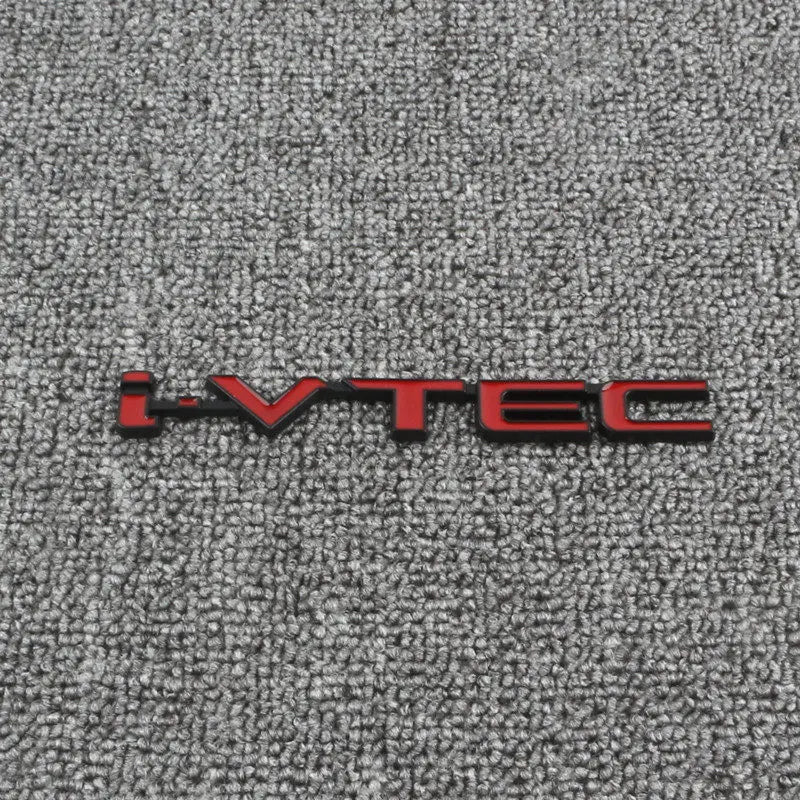 Car Emblem Decals VTEC IVTEC Metal Badge Sticker Accessories For Civic cb400 i-VTEC vfr800 cb750 Accord Odyssey CRV Pilot FIT