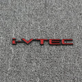 Car Emblem Decals VTEC IVTEC Metal Badge Sticker Accessories For Civic cb400 i-VTEC vfr800 cb750 Accord Odyssey CRV Pilot FIT