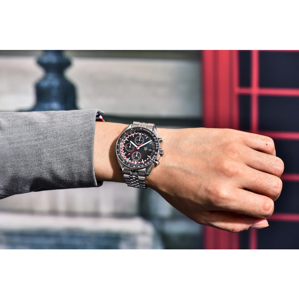 PAGANI DESIGN 2026 New Men's Watches Sport Quartz Watch For Men Racing Chronograph Waterproof AR Sapphire crystal Wristwatch Men