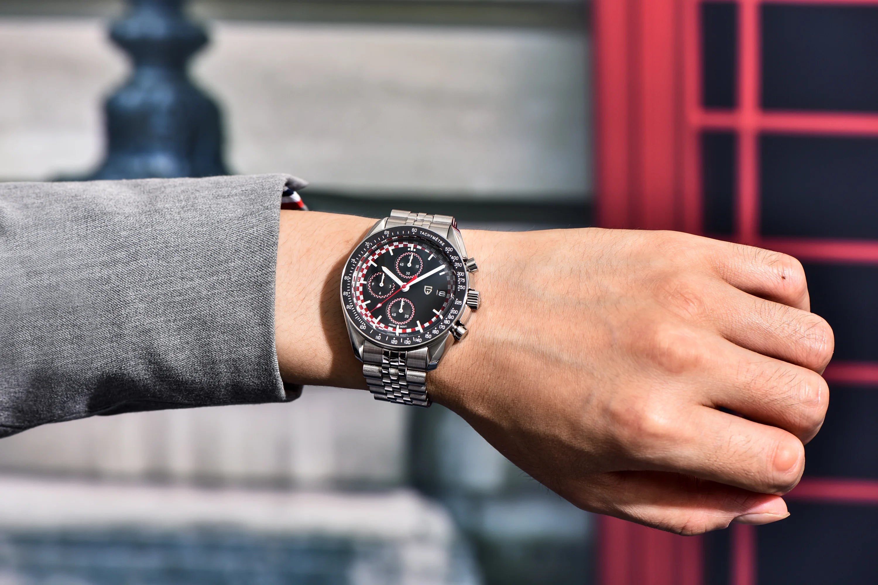 PAGANI DESIGN 2026 New Men's Watches Sport Quartz Watch For Men Racing Chronograph Waterproof AR Sapphire crystal Wristwatch Men