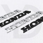 ABS Car 3D Emblem Letter Stickers Rear Tail Trunk Badge for Honda Logo CRV HRV Fit Jazz City Odyssey Jade Vezel NSX Accord Civic