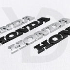ABS Car 3D Emblem Letter Stickers Rear Tail Trunk Badge for Honda Logo CRV HRV Fit Jazz City Odyssey Jade Vezel NSX Accord Civic