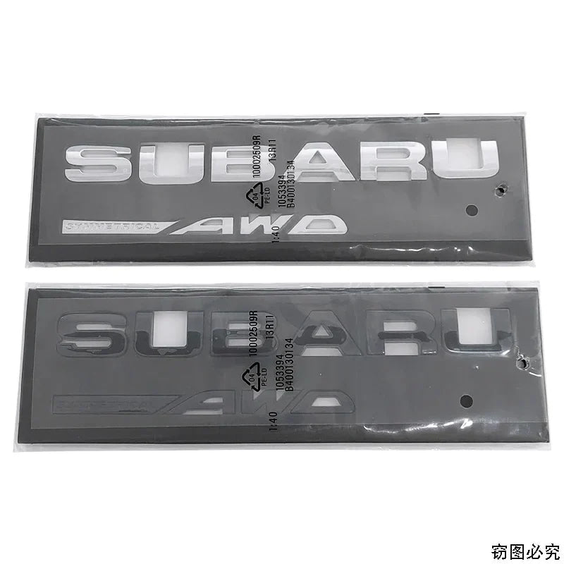 21.5X2.2CM ABS 2025 for Subaru SYMMETRICAL AWD Car Rear Trunk Letters Emblem Stickers STI XV WRC WRX BRZ FORESTER IMPREZA LEGACY