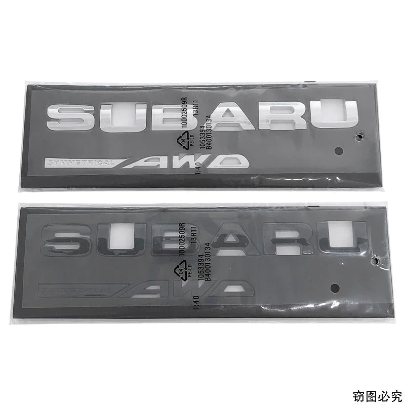 21.5X2.2CM ABS 2025 for Subaru SYMMETRICAL AWD Car Rear Trunk Letters Emblem Stickers STI XV WRC WRX BRZ FORESTER IMPREZA LEGACY