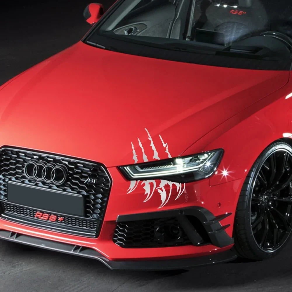 Universal Car Lamp Eyebrow Sharp Claw Stickers Headlight PVC Decals For Audi Alfa BMW Ford Honda Suzuki Auto Tuning Accessories