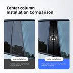 Car Stickers B-Pillar Center Column Decoration Cover Decals Auto Accessorie For Honda Civic FIT CRV Accord Jazz HRV Insight CRZ
