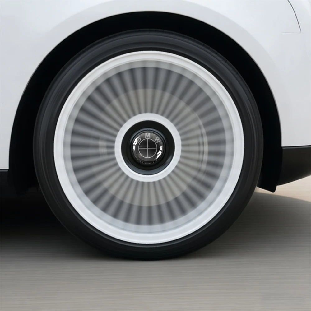 4Pcs 183mm Floating Car Wheel Center Caps Rims Hub Cover For BMW 50TH M Performance M3 M5 M6 F01 F20 F10 F13 F15 F16 F30 F34 F32