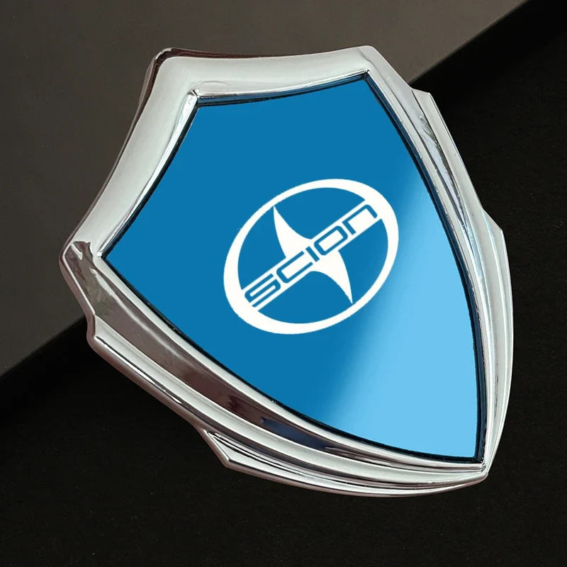 auto accessory 3D metal accsesories car stickers for Toyota scion XA XB XD IQ TC
